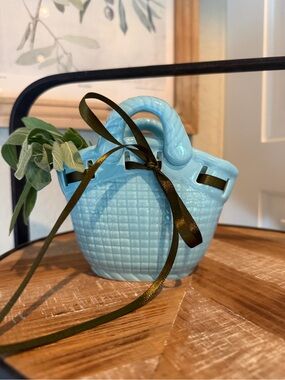 French Blue Herb Vase